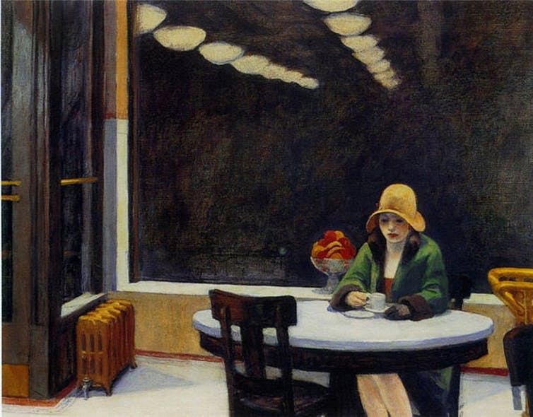 Edward Hopper. Tavola calda