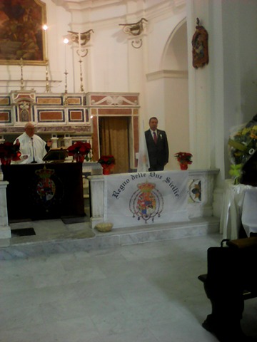 cerimonia dell'Immacolata Concezione che si e' tenuta nella chiesa di San Giacomo a Paola