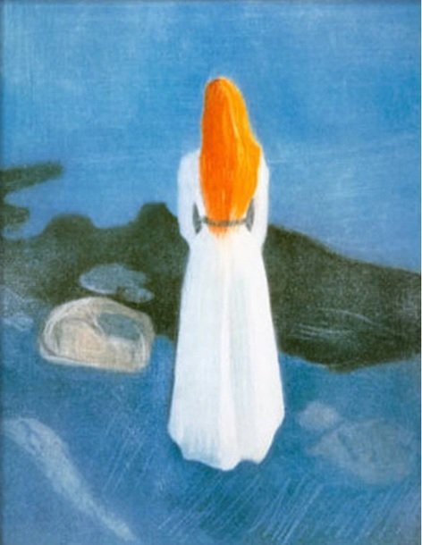 Giovane Ragazza sul Molo - Edvard Munch