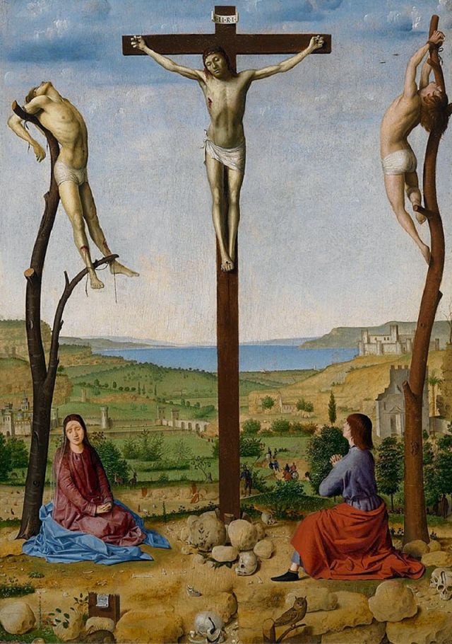 Crocifissione (Calvary) - Antonello da Messina, 1475