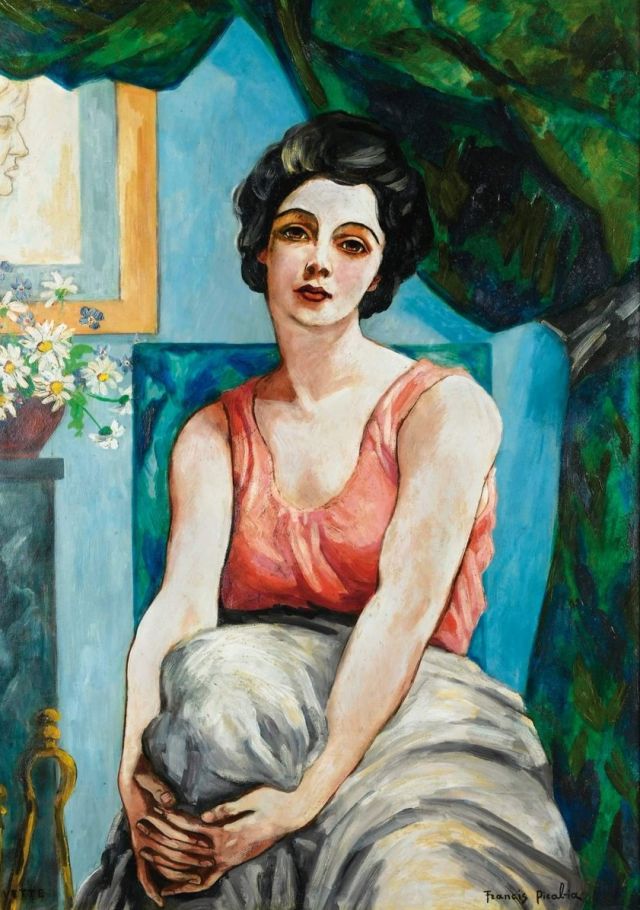 Francis Picabia. Donna seduta, 1943