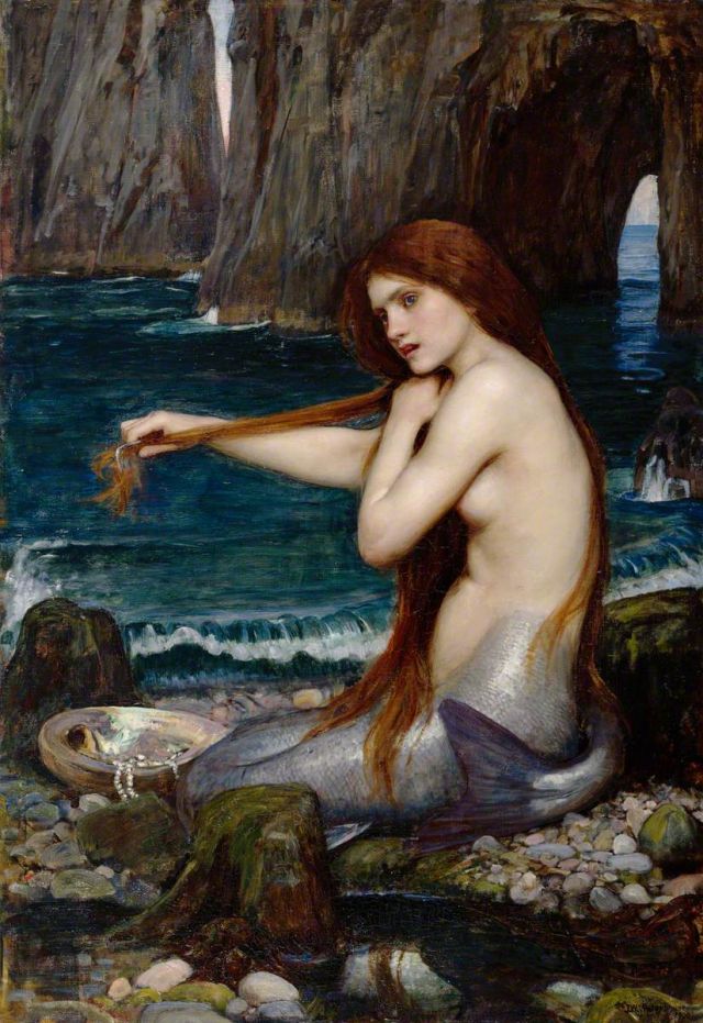 John William Waterhouse - A Mermaid, England, 1900