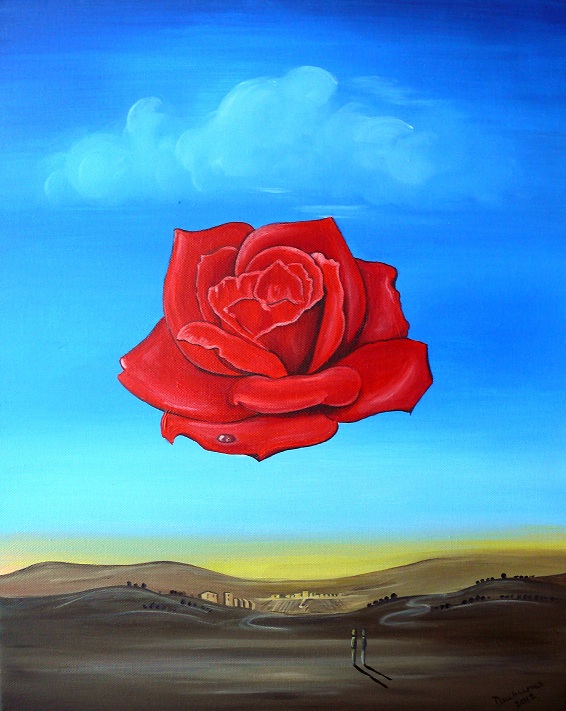 Salvador Dali - La Rosa Meditativa