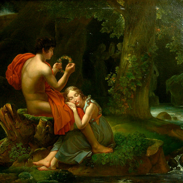 Dafni e Cloe, 1824 di François Gérard