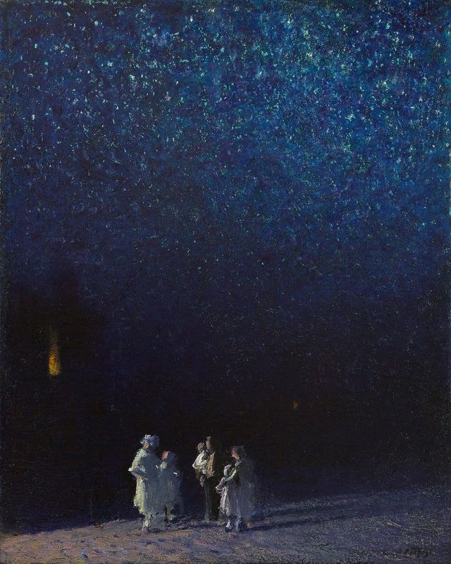 Edward Henry Potthast - Notte stellata,1918 