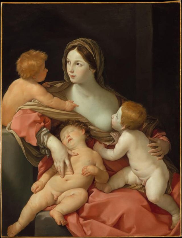 Guido Reni - Carità 1630 ca, olio su tela