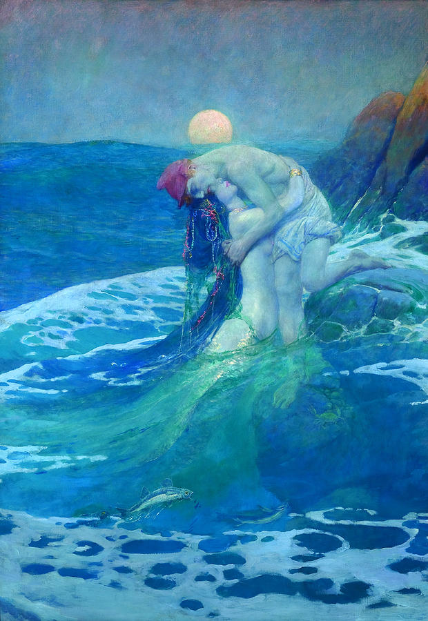 La sirena, dipinto di Howard Pyle