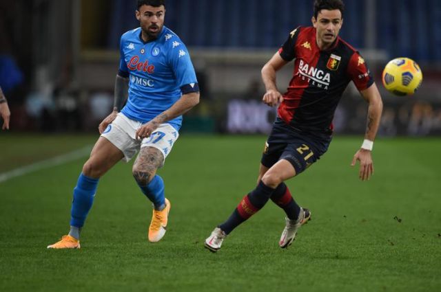 Genoa-Napoli 2-1, doppio Pandev stende gli azzurri