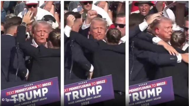 Usa, attentato contro Donald Trump durante comizio: spari contro il tycoon | Ferito ad un orecchio ma sta bene