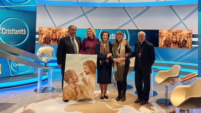 Cristina Borruto a Rai Italia, ospite del programma ''Cristianità''