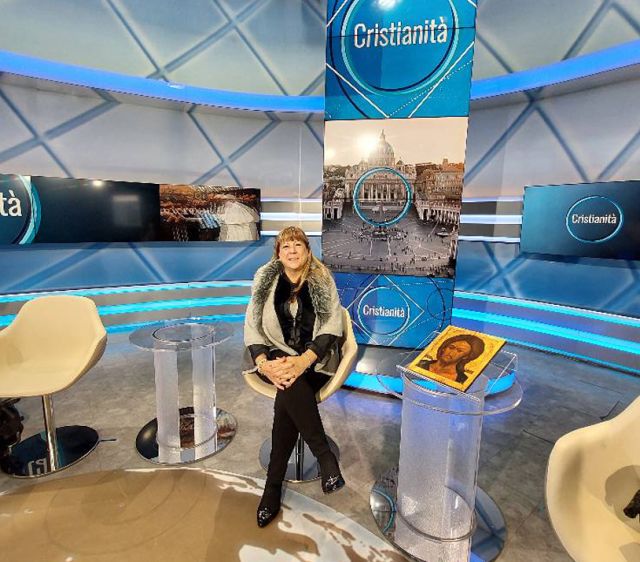 Cristina Borruto a Rai Italia, ospite del programma ''Cristianità''