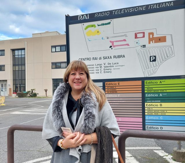 Cristina Borruto a Rai Italia, ospite del programma ''Cristianità''