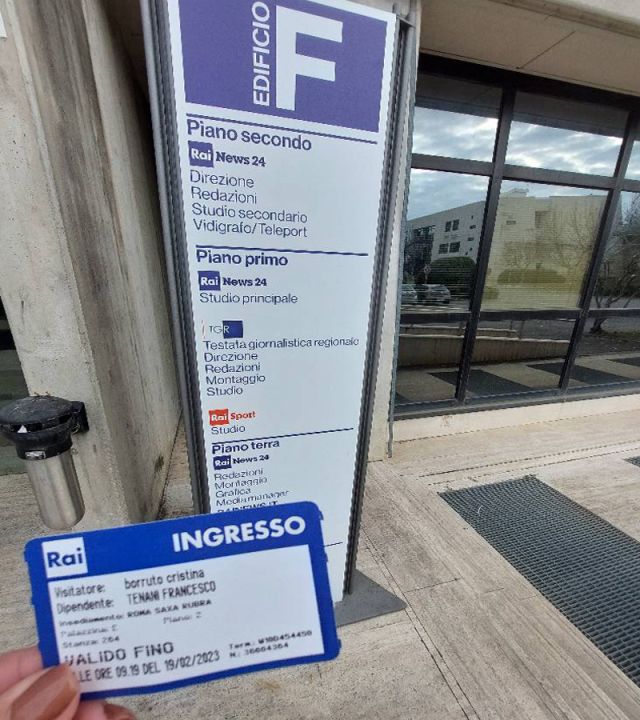 Cristina Borruto a Rai Italia, ospite del programma ''Cristianità''