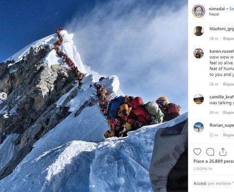 Cima dell'Everest sovraffollata, 10 morti in 12 giorni
