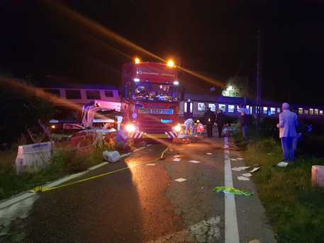 CALUSO (TORINO), incidente linea ferroviaria