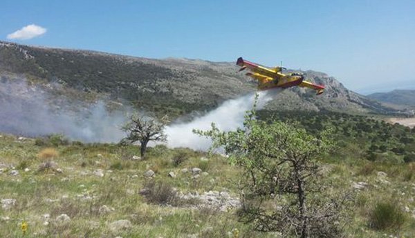 Incendi, interventi aerei in sei regioni