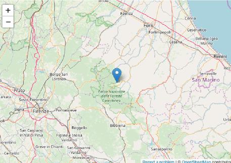 Sisma magnitudo 3.6 in provincia Forlì