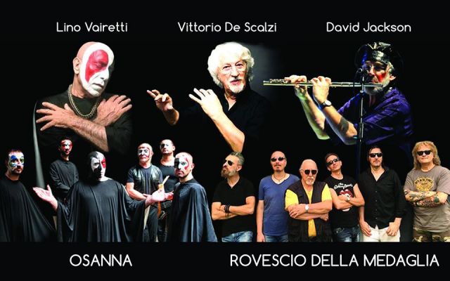 Sabato 7 settembre, il prog rock di Osanna, Vittorio De Scalzi, Il Rovescio della Medaglia e David Jackson a Settembre al Parco