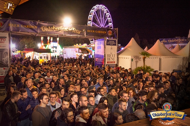 RENDE (COSENZA), 50.000 visitatori ad Oktoberfest nel primo weekend