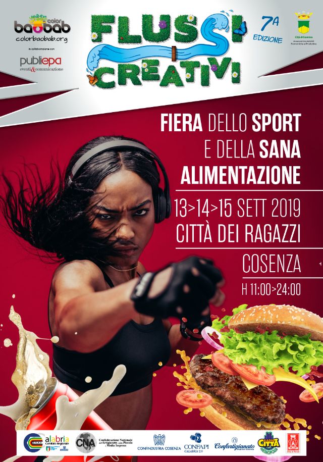 Alla Citta' dei Ragazzi i “FLUSSI CREATIVI” - Fiera dello Sport e della sana Alimentazione 7° edizione
