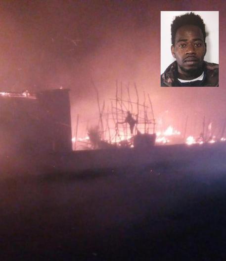 GIOIA TAURO (REGGIO CALABRIA), in fiamme baracche S. Ferdinando, un migrante morto