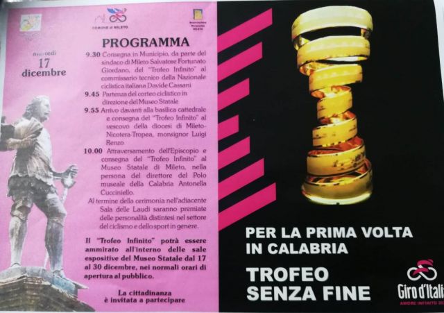 MILETO (VIBO VALENTIA), 'Trofeo senza fine del Giro d’Italia'