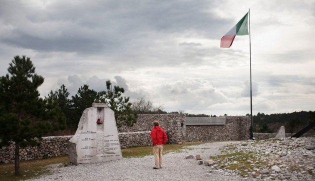 Il monumento in onore delle vittime delle foibe a Basovizza.|Michele Borzoni/TerraProject/contrasto