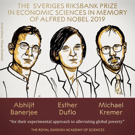 Premio Nobel economia 2019 a Duflo, Kremer e Banerjee
