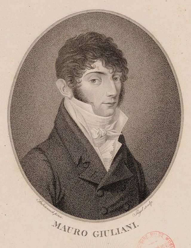 Mauro Giuseppe Sergio Pantaleo Giuliani 1781, 1829