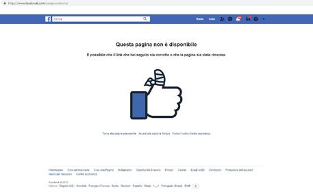 Bloccati gli account Facebook e Instagram di Casapound