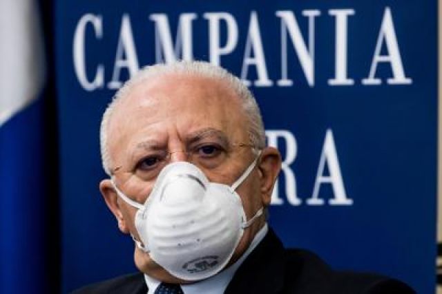Covid, De Luca: "Ad oggi Campania regione a contagio zero"