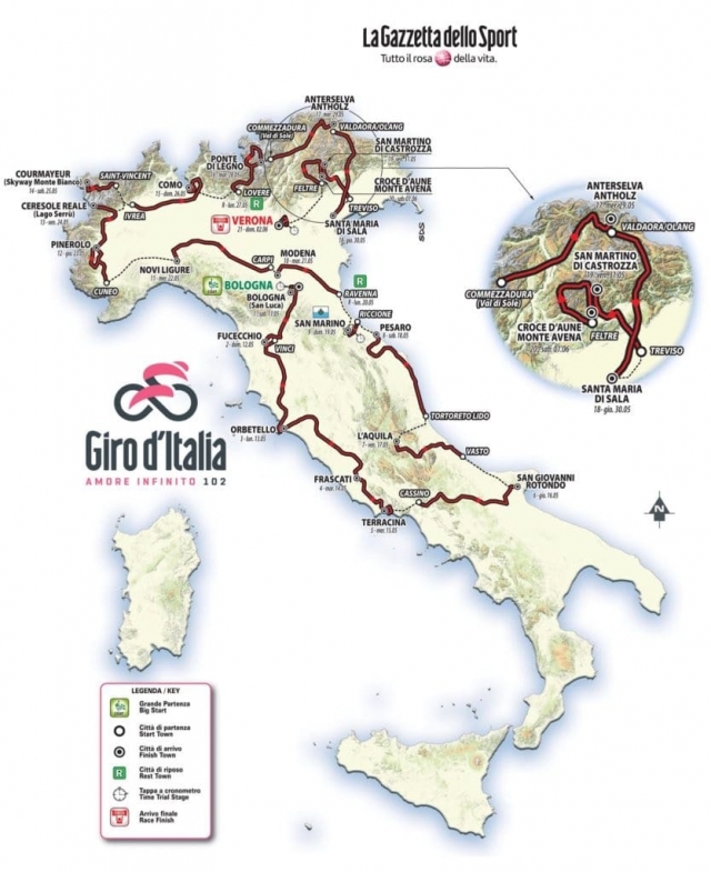 Giro d’Italia 2019, Oliverio: ''Il Sud cancellato''