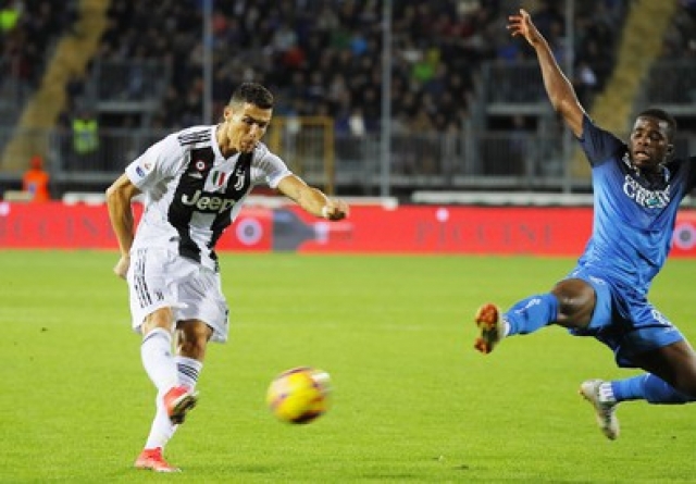 Serie A: Empoli Juventus 1-2, doppietta di Ronaldo