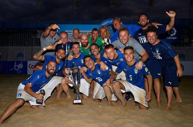 Euro Beach Soccer League: L’Italia batte la Bielorussia e conquista la tappa di Catania