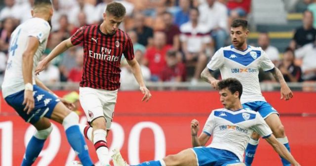CALCIO. Serie A: Milan Brescia 1-0, decide Calhanoglu